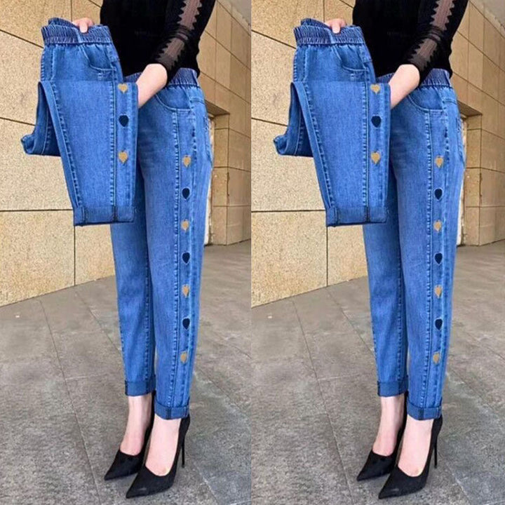 Soraya - Stretch Jeans with Embroidery