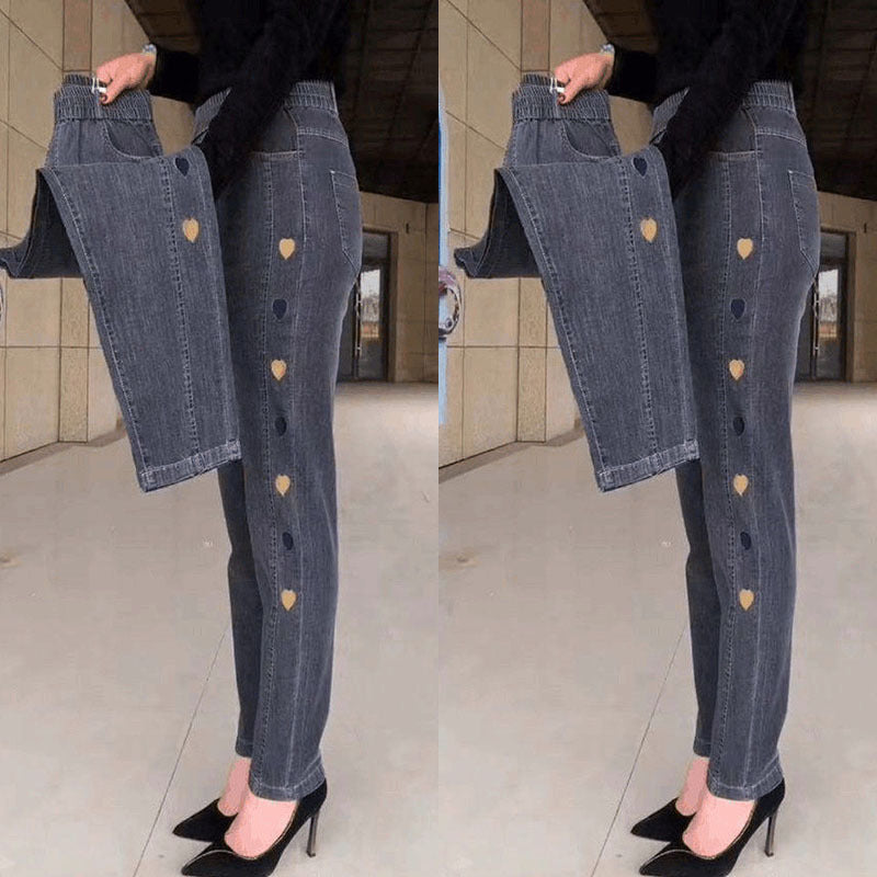 Soraya - Stretch Jeans with Embroidery