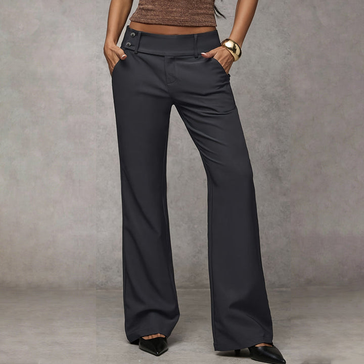Avera | Linen Flared Pants