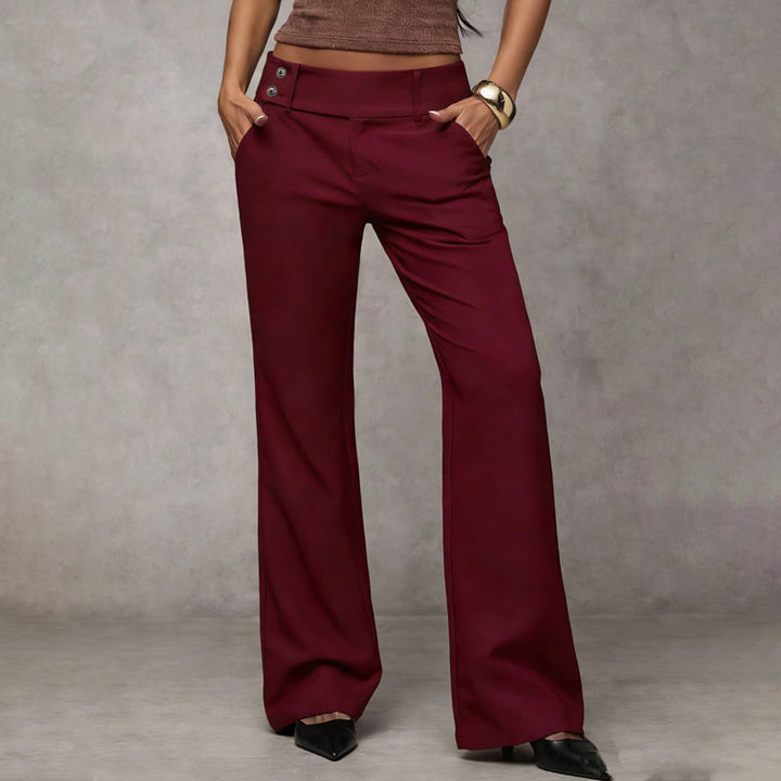 Avera | Linen Flared Pants