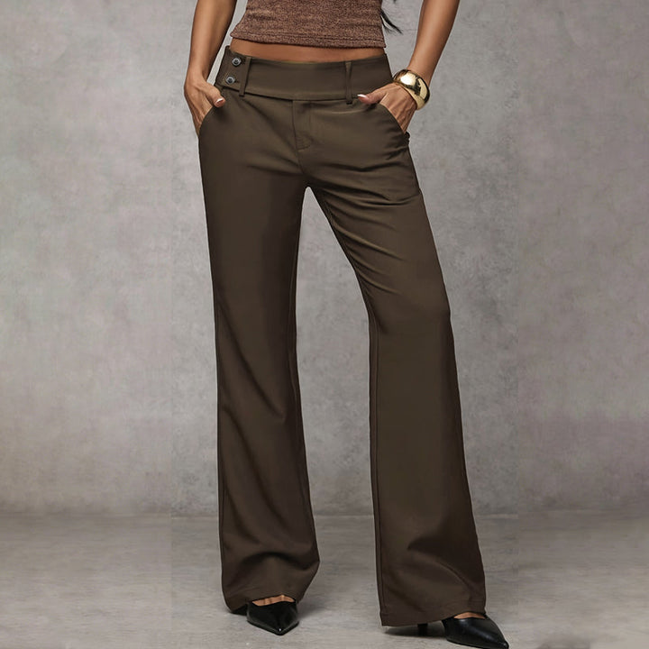 Avera | Linen Flared Pants